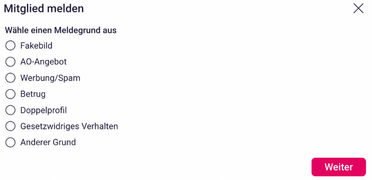 Kaufmich Profile melden