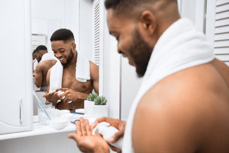 Kaufmich männlicher Tag der Körperflege Hygiene