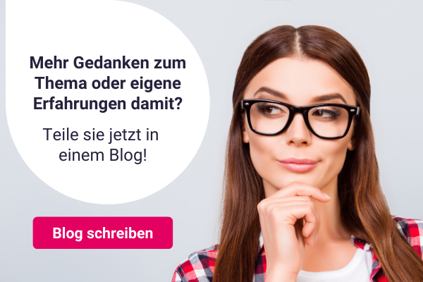 Teile Deine Erfahrungen in einem Blog
